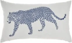 Mina Victory Outdoor Raised Print Leopard Lumbar Throw Pillow -Home Furnishing Store GUEST f2c4d657 f89d 4519 a155 1aea4e25ae04