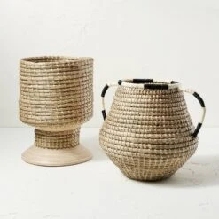Seasgrass And Bamboo Woven Pedestal Vase - Opalhouse™ Designed With Jungalow™ 5 Seasgrass And Bamboo Woven Pedestal Vase - Opalhouse™ Designed With Jungalow™ -Home Furnishing Store GUEST f40310db 34b9 40f3 aeb2 f7887abcfcc9