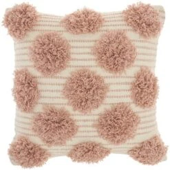 18"x18" Life Styles Tufted Pom Poms Square Throw Pillow - Mina Victory 14 18"x18" Life Styles Tufted Pom Poms Square Throw Pillow - Mina Victory -Home Furnishing Store GUEST f46fac27 17ec 4576 9c78 ccb258986256