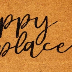 Juvale Natural Coco Coir Large Door Mat, Happy Place Long Outdoor Rug, 17 X 60 In -Home Furnishing Store GUEST f70d36c2 44b1 4d7a 93a3 bda25a05f50b