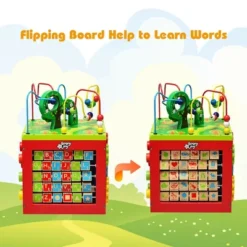 Costway 5-in-1 Wooden Activity Cube Toy Educational Learning Bead Maze W/ Rotatable Base 15 Costway 5-in-1 Wooden Activity Cube Toy Educational Learning Bead Maze W/ Rotatable Base -Home Furnishing Store GUEST f9aa5889 adb6 4832 866c a856cde93cfc