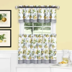 Kate Aurora Country Lemons Complete Cafe Style Kitchen Curtain Tier & Valance Set 5 Kate Aurora Country Lemons Complete Cafe Style Kitchen Curtain Tier & Valance Set -Home Furnishing Store GUEST fa86b74d 1864 4d17 936c 5b58e89699bd
