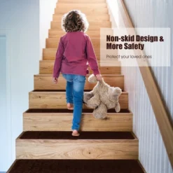 Costway 15PCS Non-Slip Carpet Stair Treads 30'' X 8'' Mats Indoor For Wooden Steps 13 Costway 15PCS Non-Slip Carpet Stair Treads 30'' X 8'' Mats Indoor For Wooden Steps -Home Furnishing Store GUEST faac41d3 a06f 4cec aec2 92bd542b64b8