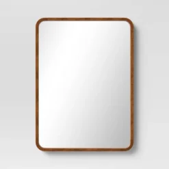 22" X 30" Rounded Corner Wood Wall Mirror - Threshold™ -Home Furnishing Store GUEST ff7bba8e 74ae 4afc b36b 07071d1075dc
